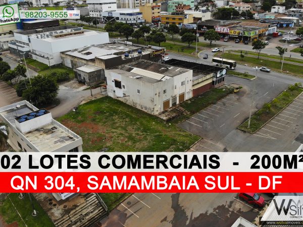 Lotes Comerciais em Samambaia Sul DF