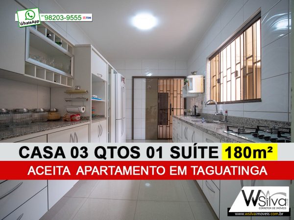 Casa 03 Quartos 01 Suíte Ceilândia Sul Reformada