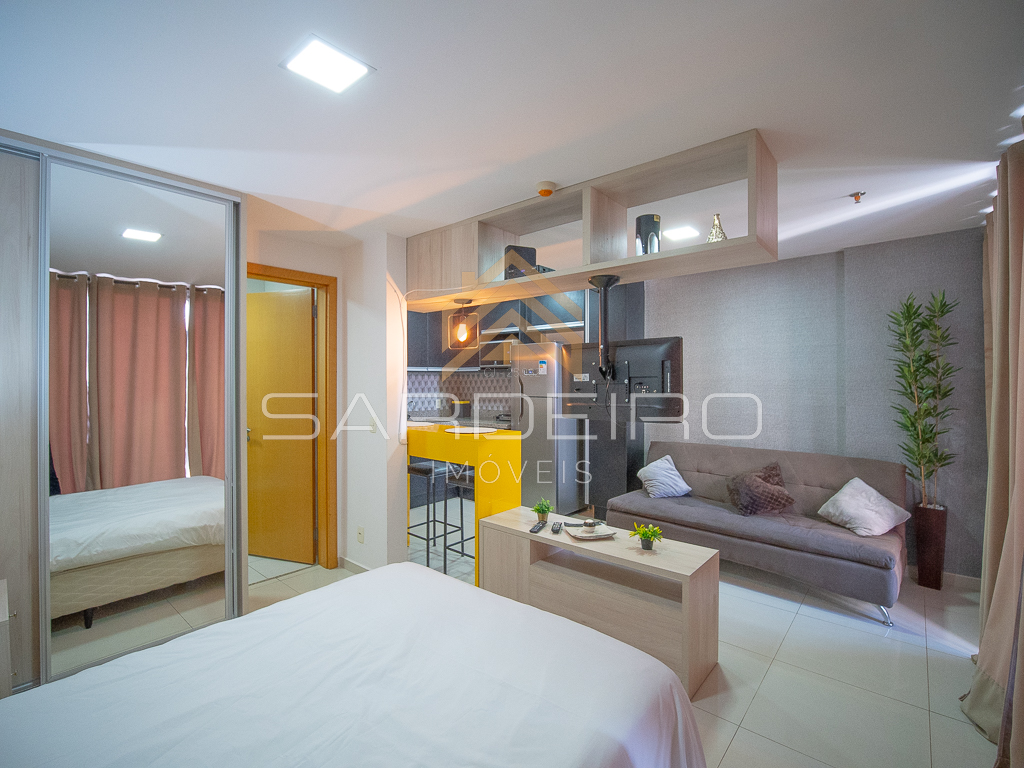 Apartamento 1 quarto Mobiliado e Decorado DF Plaza Águas Claras