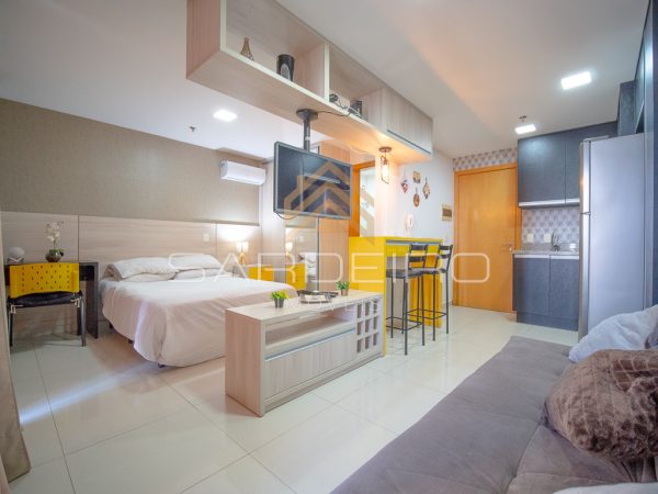 Apartamento 1 quarto Mobiliado e Decorado DF Plaza Águas Claras